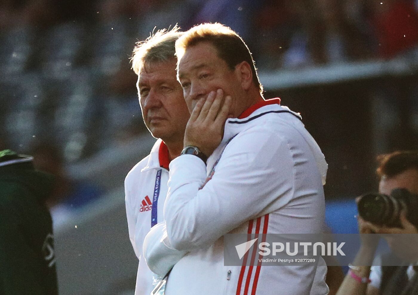 Football. UEFA Euro 2016. Russia vs. Wales