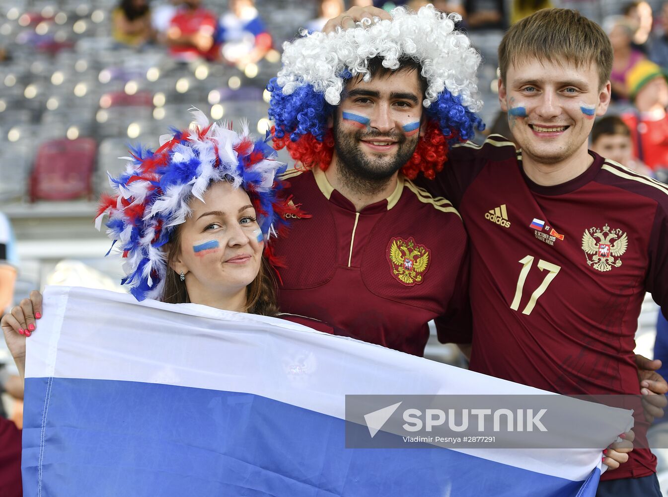 Football. UEFA Euro 2016. Russia vs. Wales