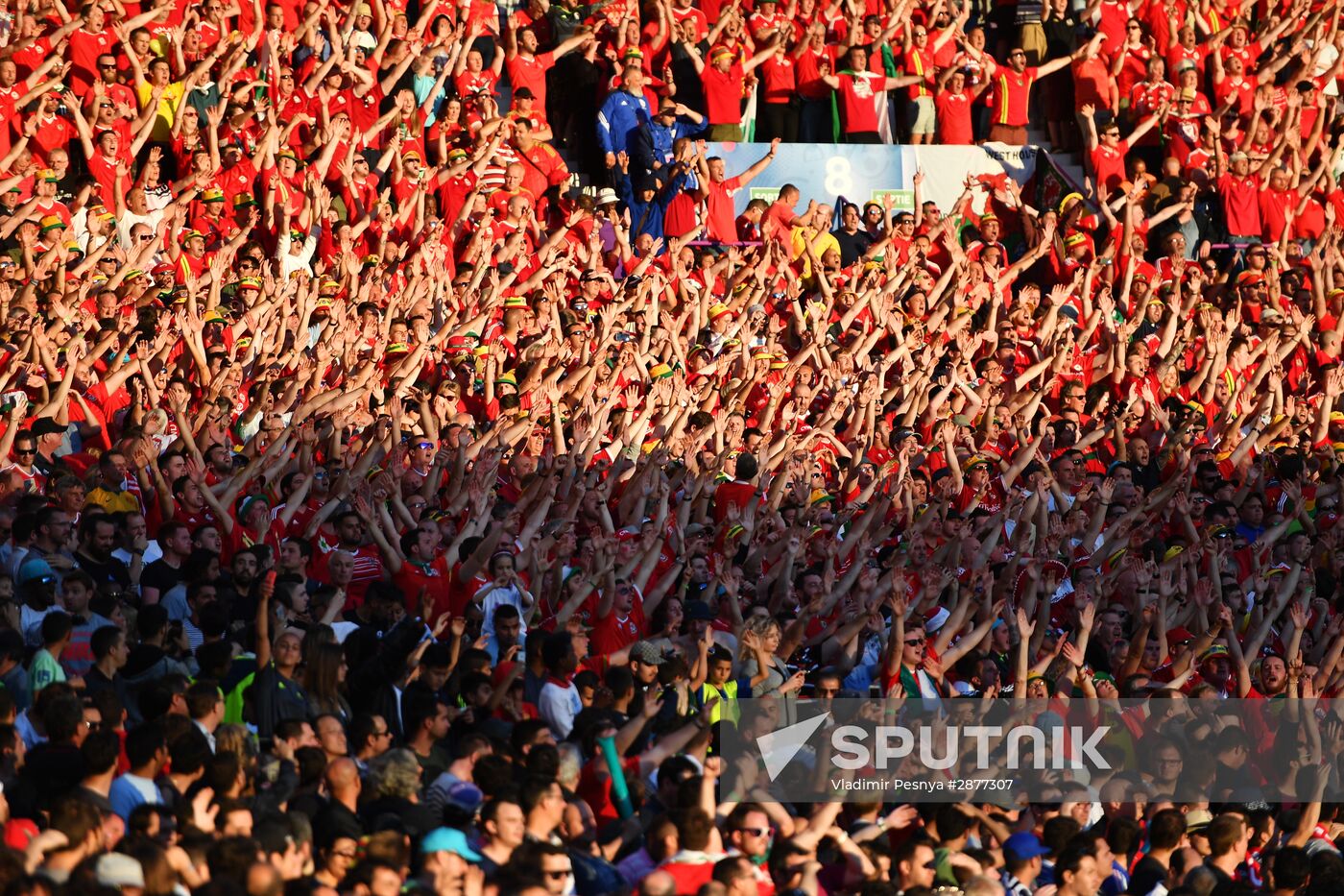 Football. UEFA Euro 2016. Russia vs. Wales