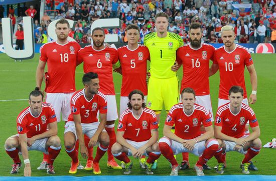 Football. UEFA Euro 2016. Russia vs. Wales