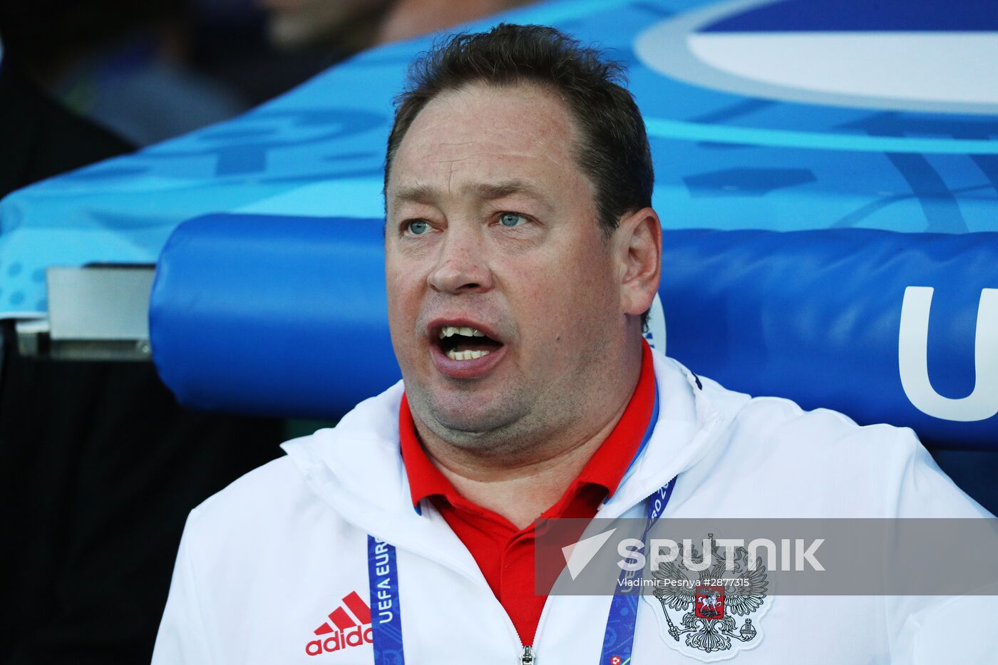 Football. UEFA Euro 2016. Russia vs. Wales