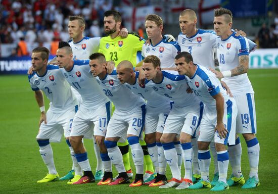 Football. UEFA Euro 2016. Slovakia vs. England