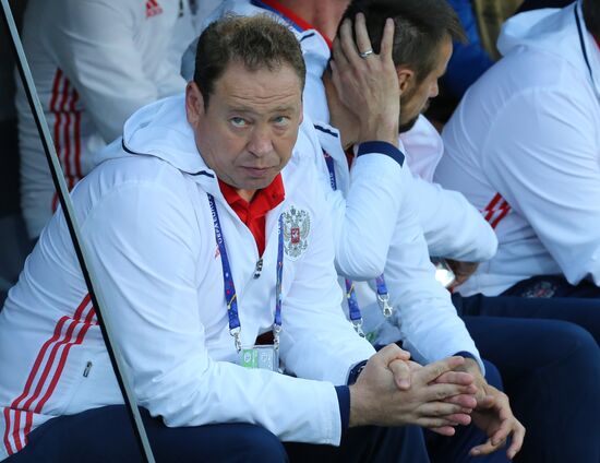 Football. UEFA Euro 2016. Russia vs. Wales