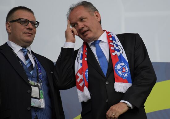 Football. UEFA Euro 2016. Slovakia vs. England