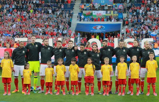 Football. UEFA Euro 2016. Russia vs. Wales