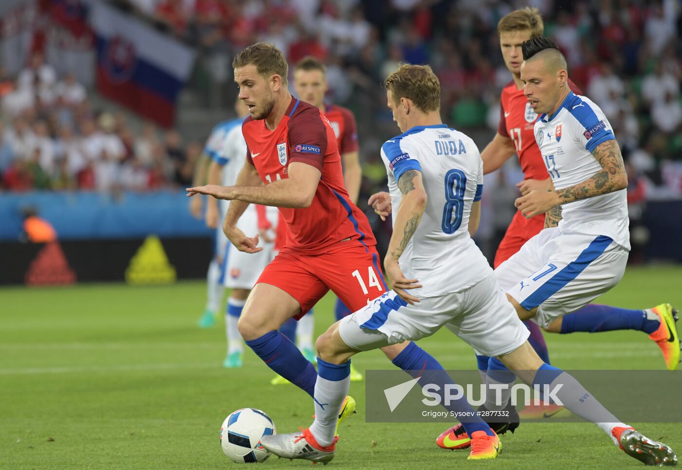 UEFA Euro 2016. Slovakia vs. England