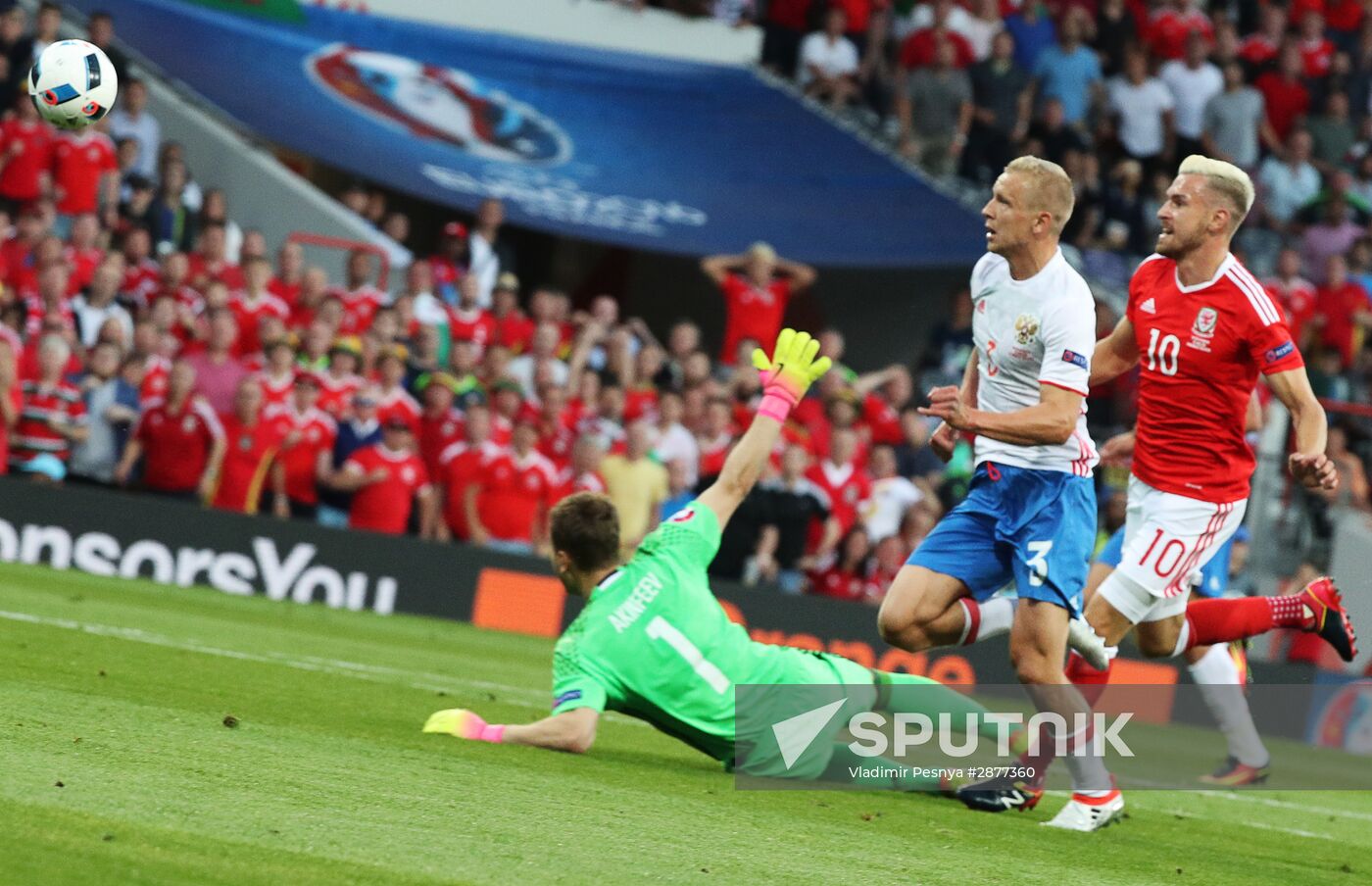 UEFA Euro 2016. Russia vs. Wales