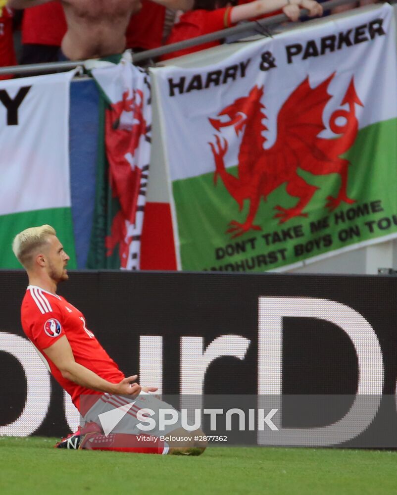Football. UEFA Euro 2016. Russia vs. Wales