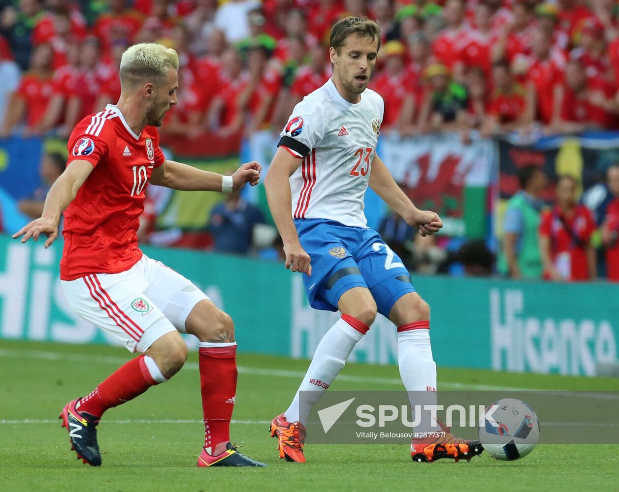 UEFA Euro 2016. Russia vs. Wales