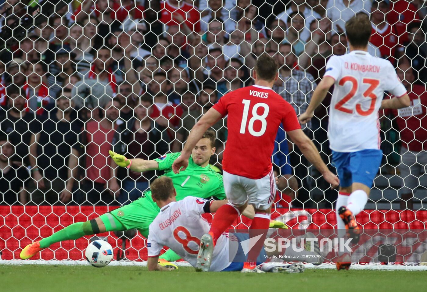 UEFA Euro 2016. Russia vs. Wales