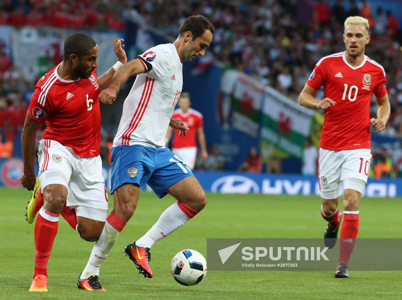 UEFA Euro 2016. Russia vs. Wales
