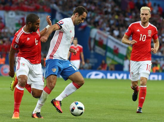 UEFA Euro 2016. Russia vs. Wales