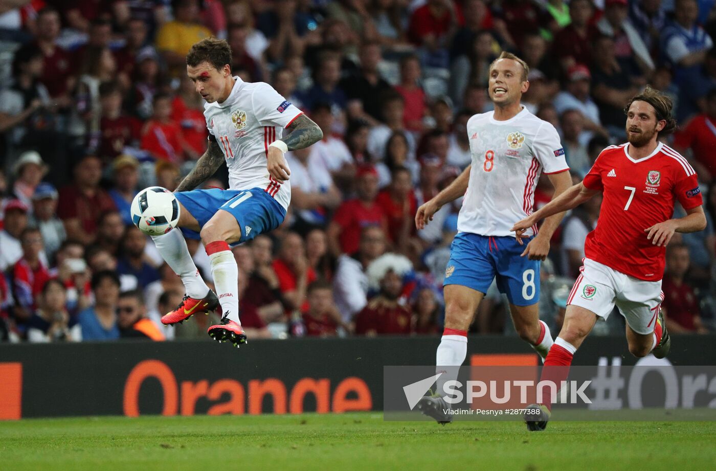 UEFA Euro 2016. Russia vs. Wales