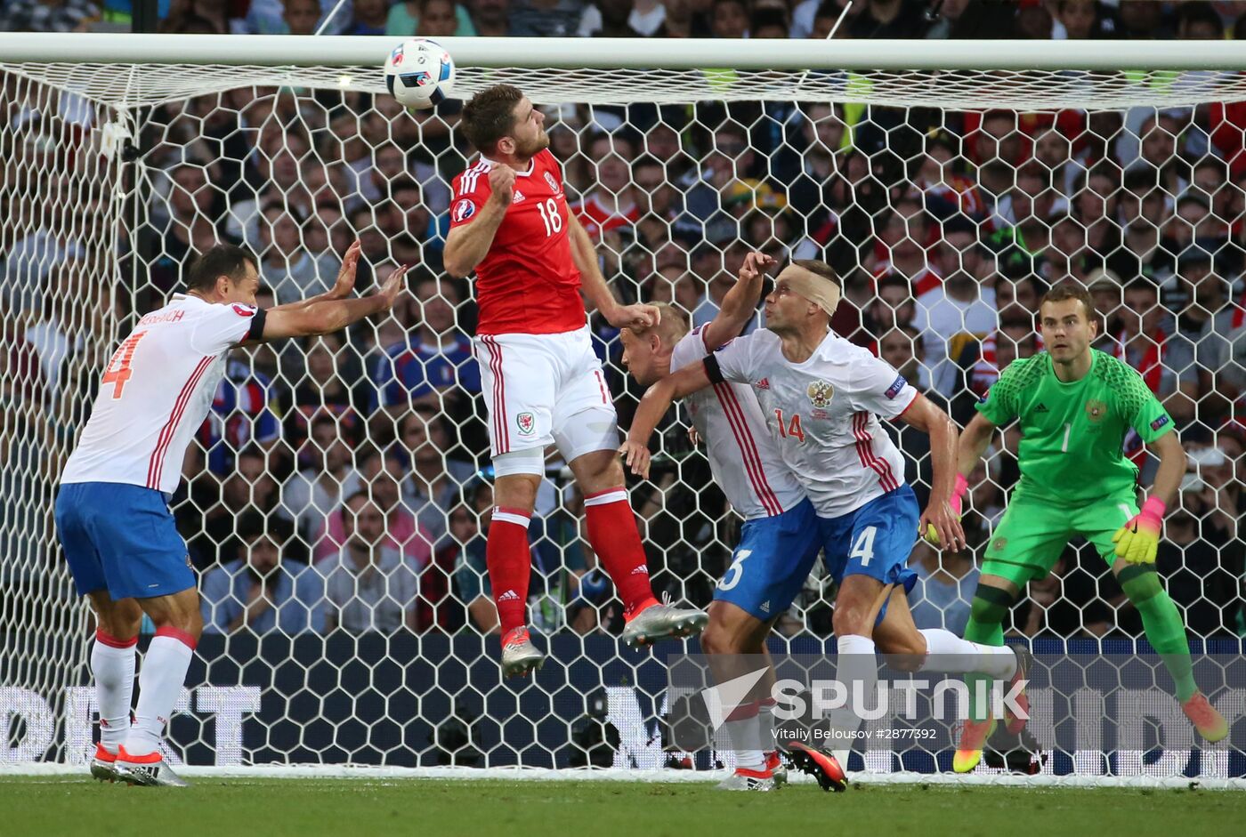 UEFA Euro 2016. Russia vs. Wales