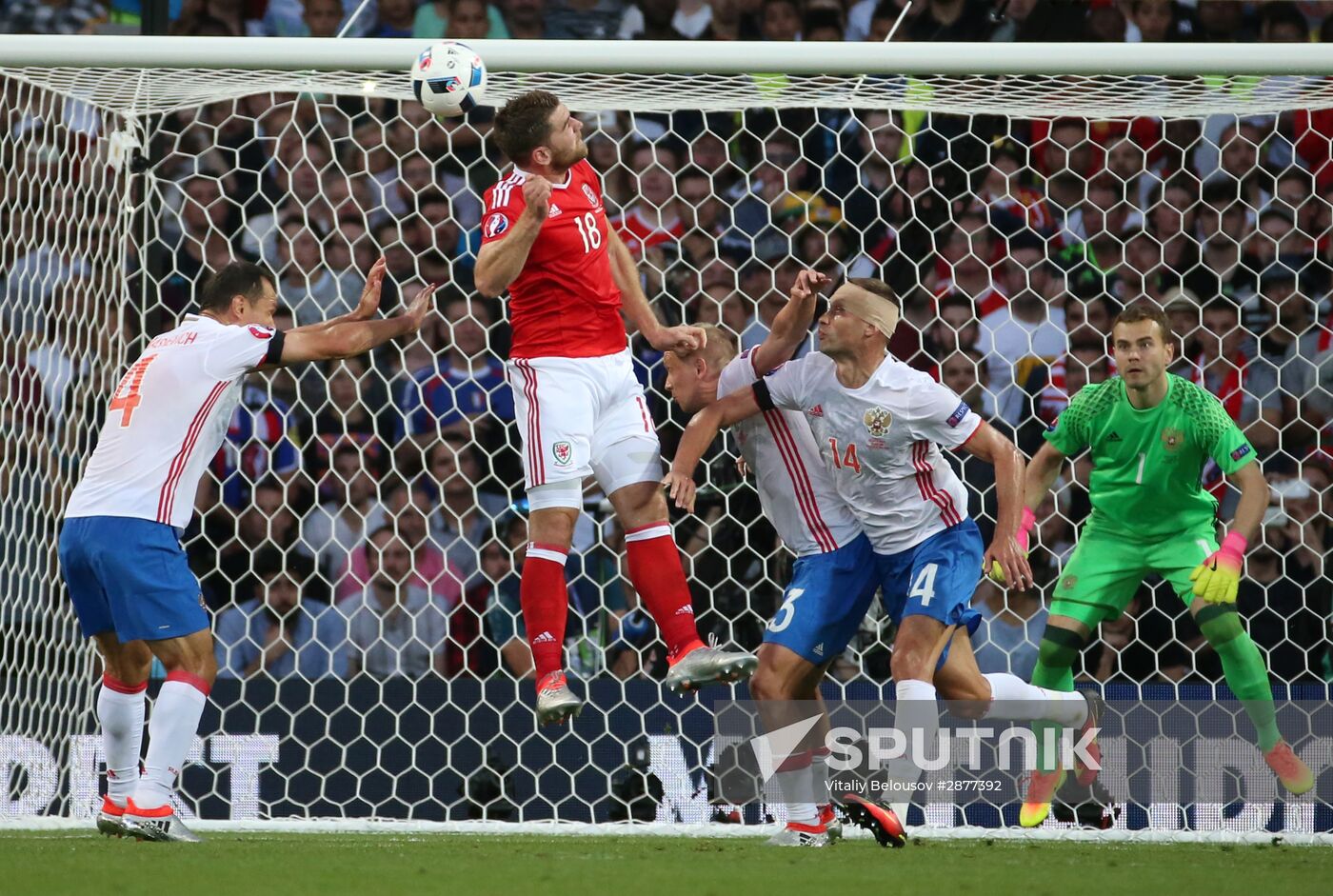 UEFA Euro 2016. Russia vs. Wales