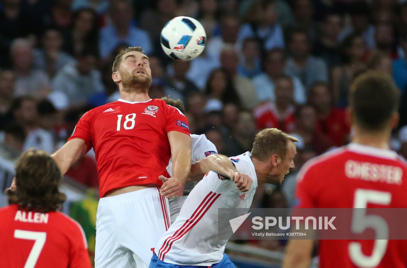 UEFA Euro 2016. Russia vs. Wales