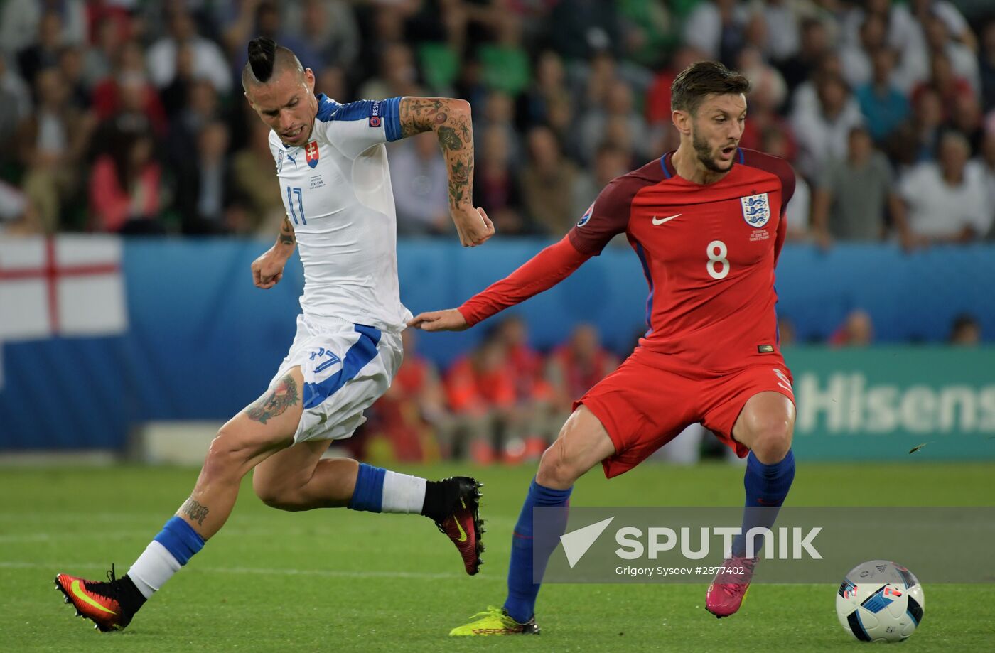 UEFA Euro 2016. Slovakia vs. England