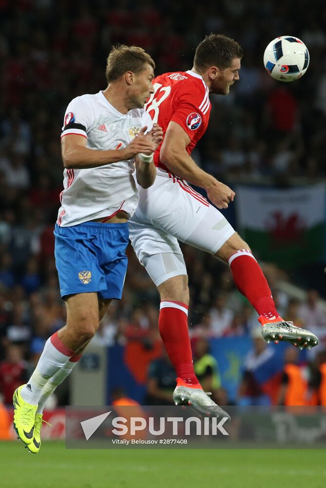 UEFA Euro 2016. Russia vs. Wales