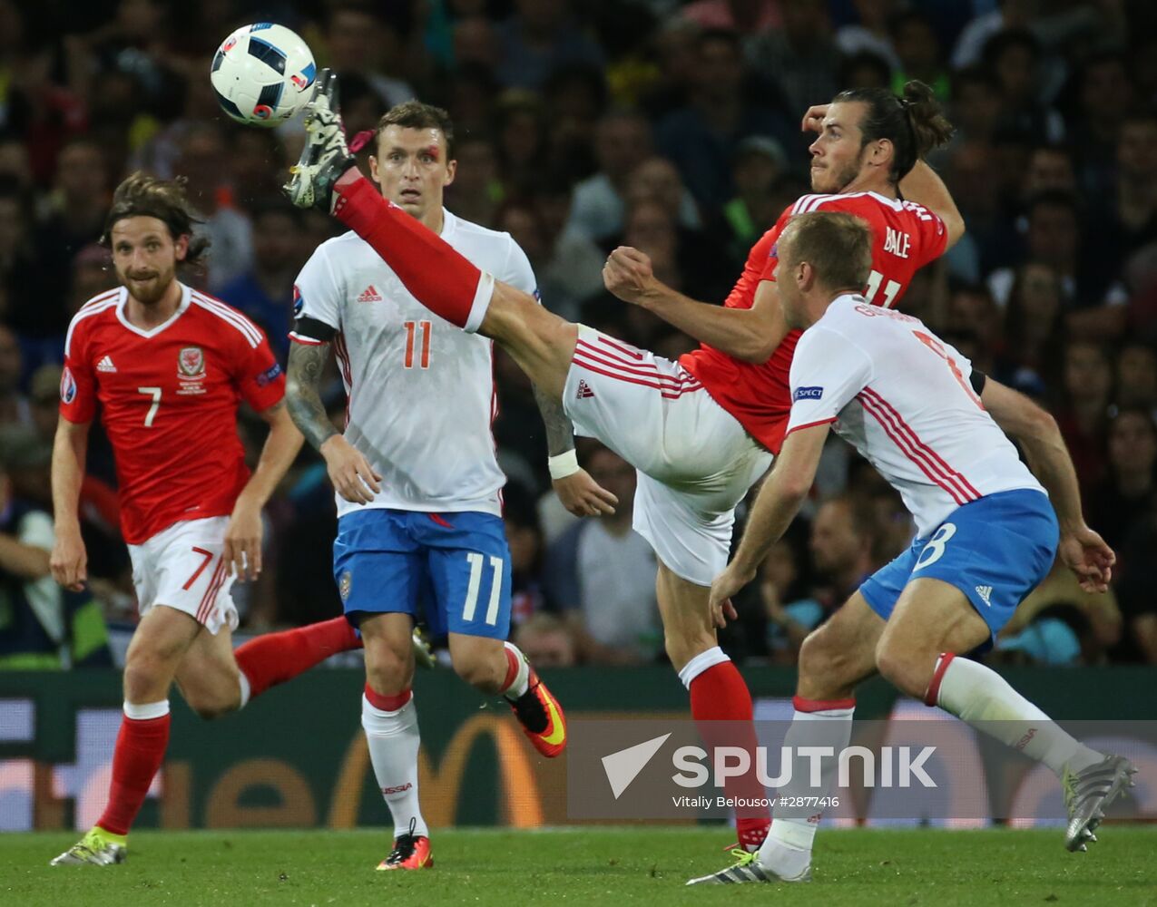 UEFA Euro 2016. Russia vs. Wales