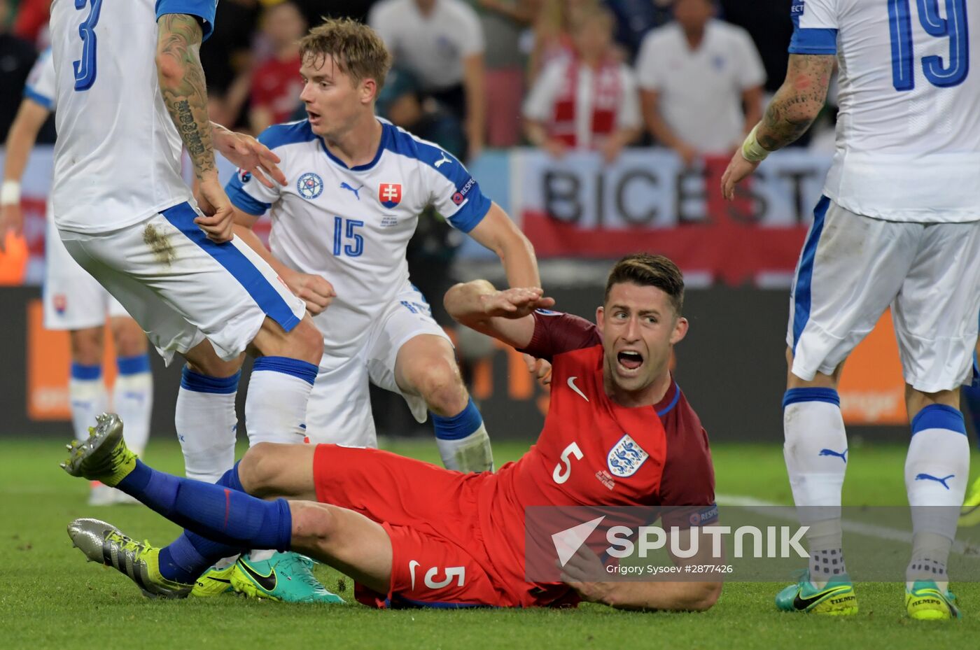 UEFA Euro 2016. Slovakia vs. England