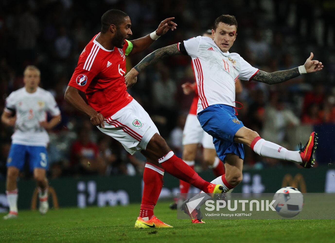 UEFA Euro 2016. Russia vs. Wales
