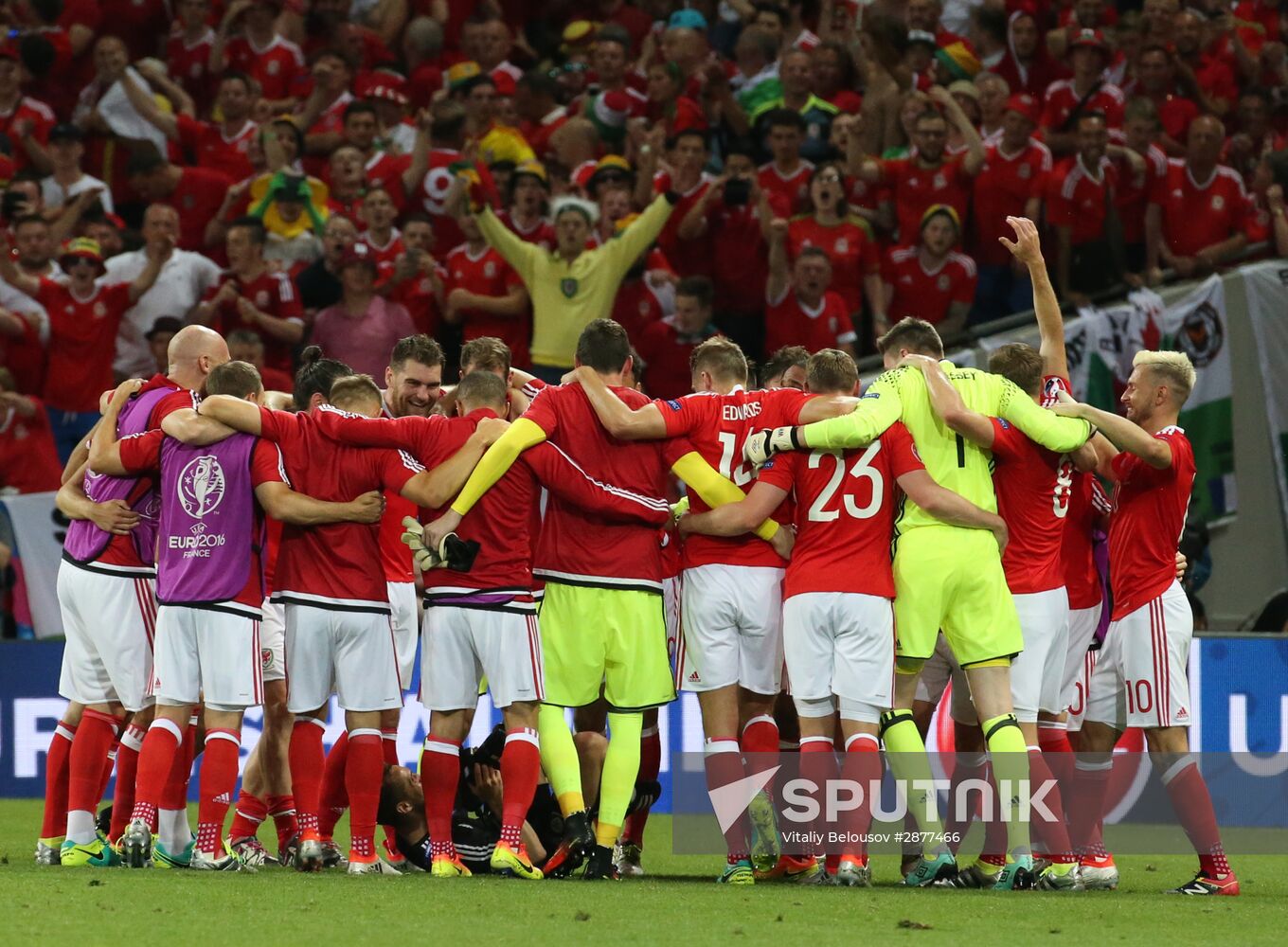 UEFA Euro 2016. Russia vs. Wales