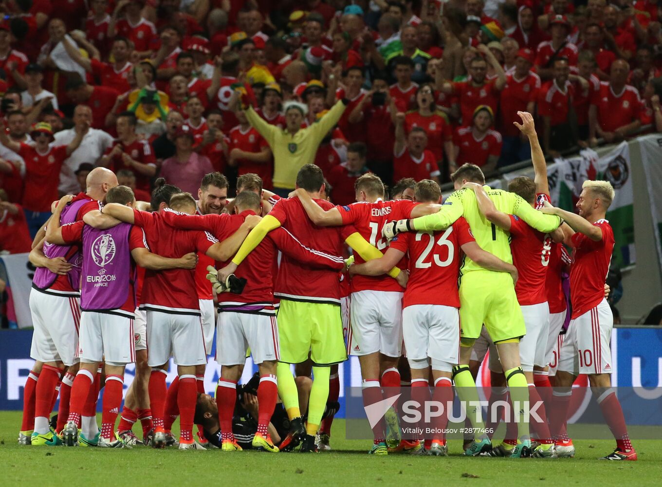 UEFA Euro 2016. Russia vs. Wales