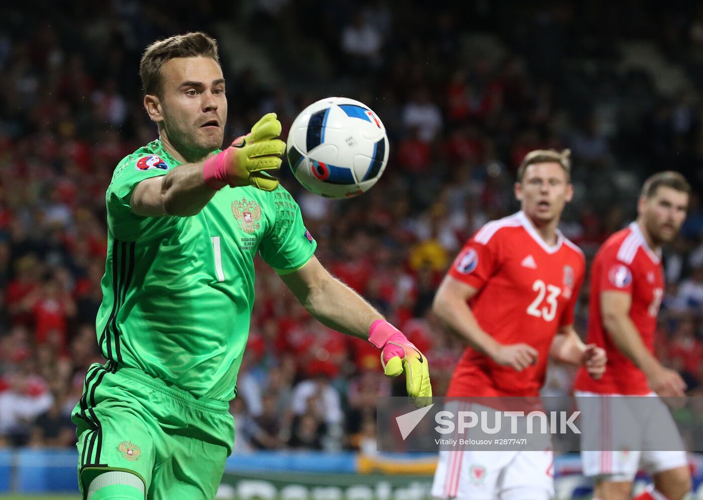UEFA Euro 2016. Russia vs. Wales