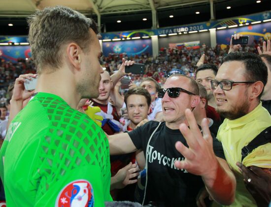 UEFA Euro 2016. Russia vs. Wales
