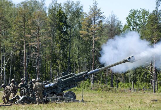 NATO holds Saber Strike exercise 2016 in Estonia