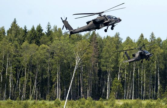 NATO holds Saber Strike exercise 2016 in Estonia