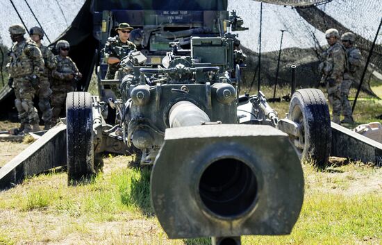 NATO holds Saber Strike exercise 2016 in Estonia