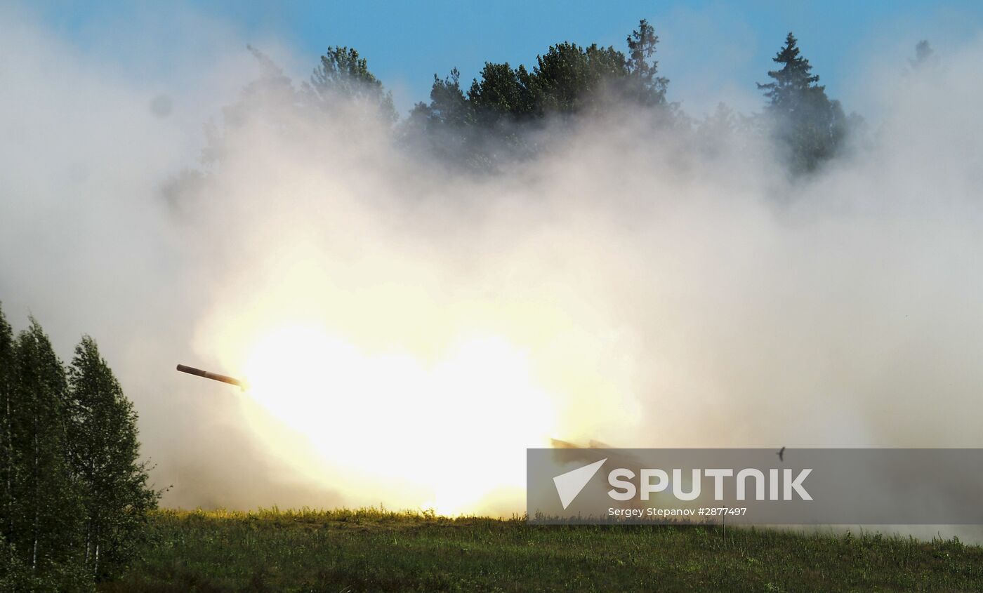 NATO holds Saber Strike exercise 2016 in Estonia