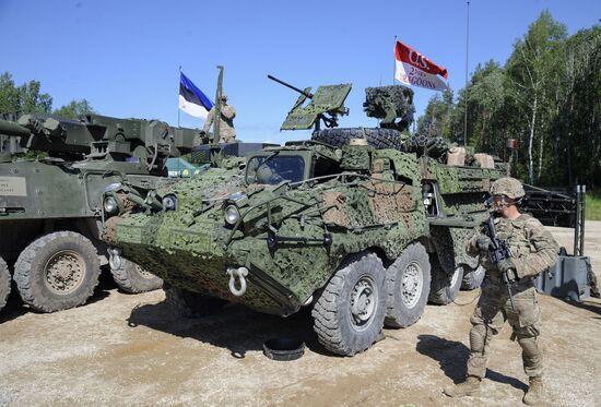 NATO holds Saber Strike 2016 exercise in Estonia