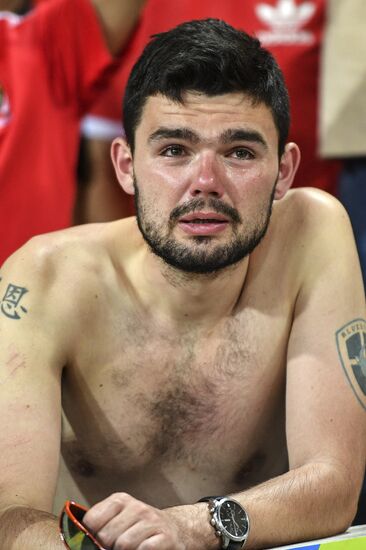 Football. UEFA Euro 2016. Russia vs. Wales