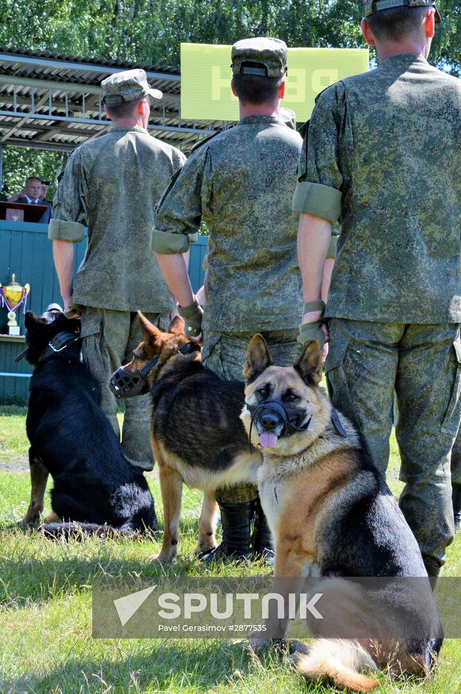 All-army leg of Loyal Friend competition of Russian Armed Forces' dog handlers opens