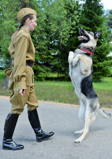 All-army leg of Loyal Friend competition of Russian Armed Forces' dog handlers opens