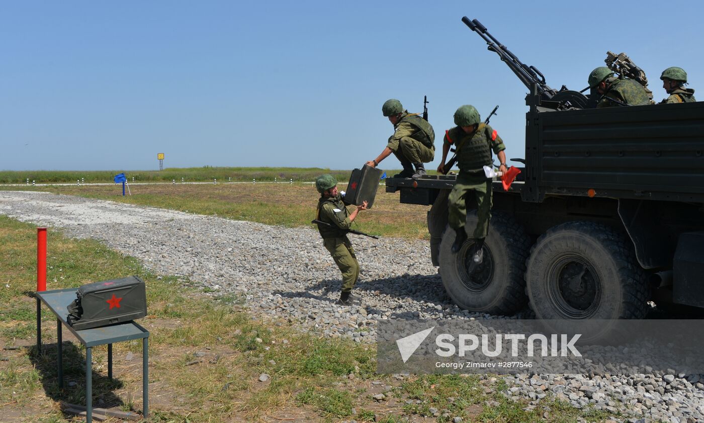 All-army leg of the Clear Sky competition in the Krasnodar Territory