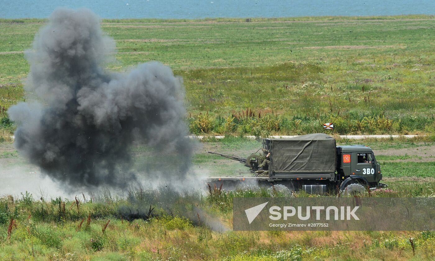 All-army leg of the Clear Sky competition in the Krasnodar Territory
