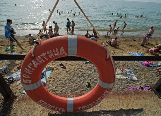 The Brigantina physical fitness camp for children in Crimea
