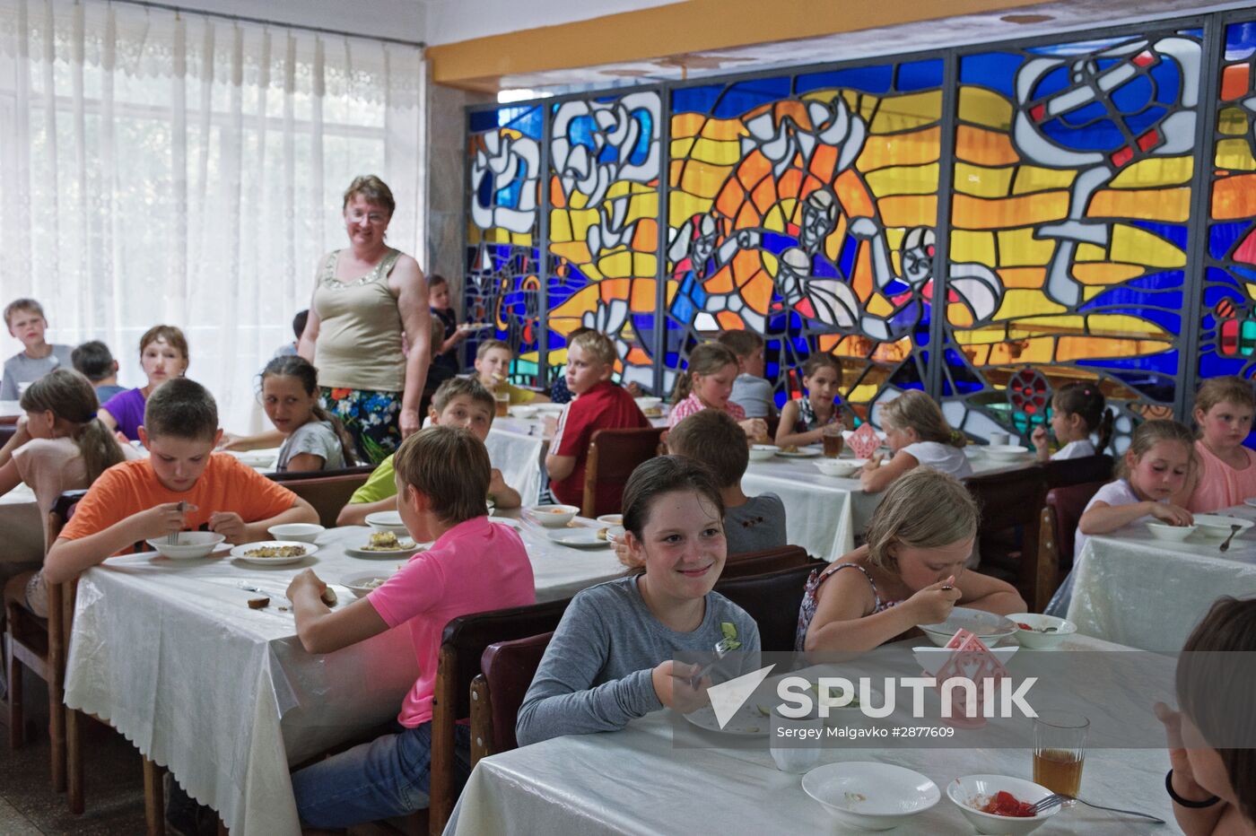 The Brigantina physical fitness camp for children in Crimea