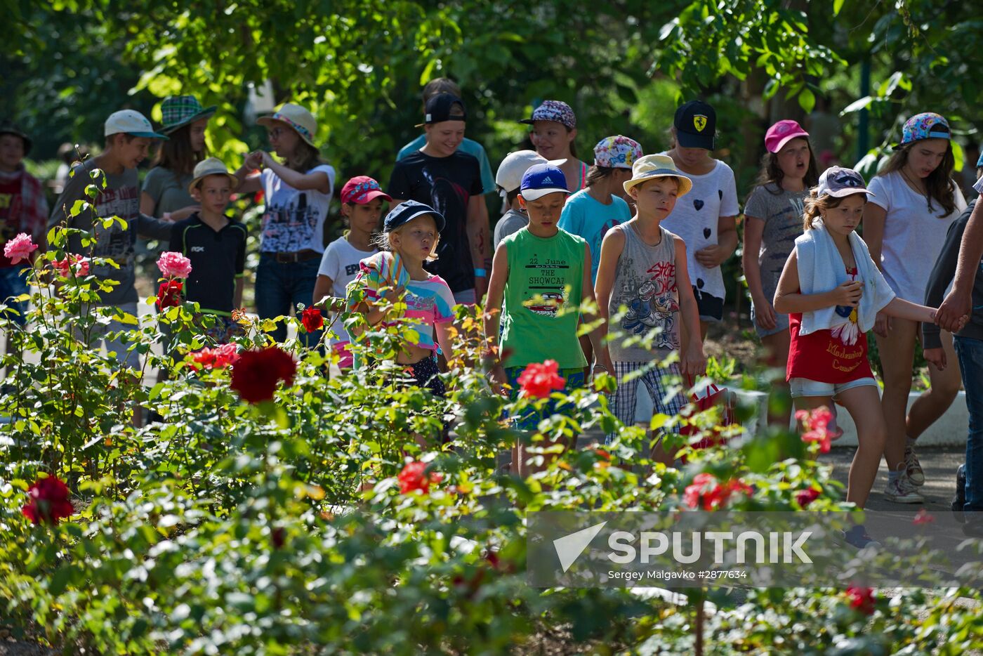 The Brigantina physical fitness camp for children in Crimea