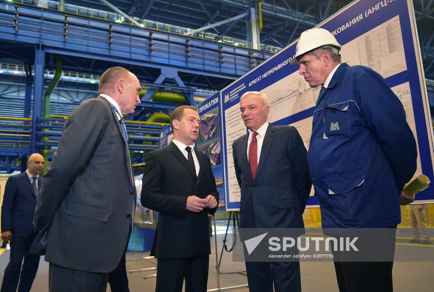 Russian Prime Minister Dmitry Medvedev visits the Ural Federal District