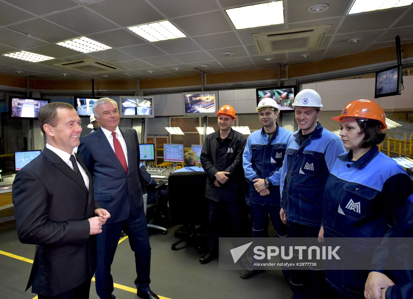 Russian Prime Minister Dmitry Medvedev visits the Ural Federal District