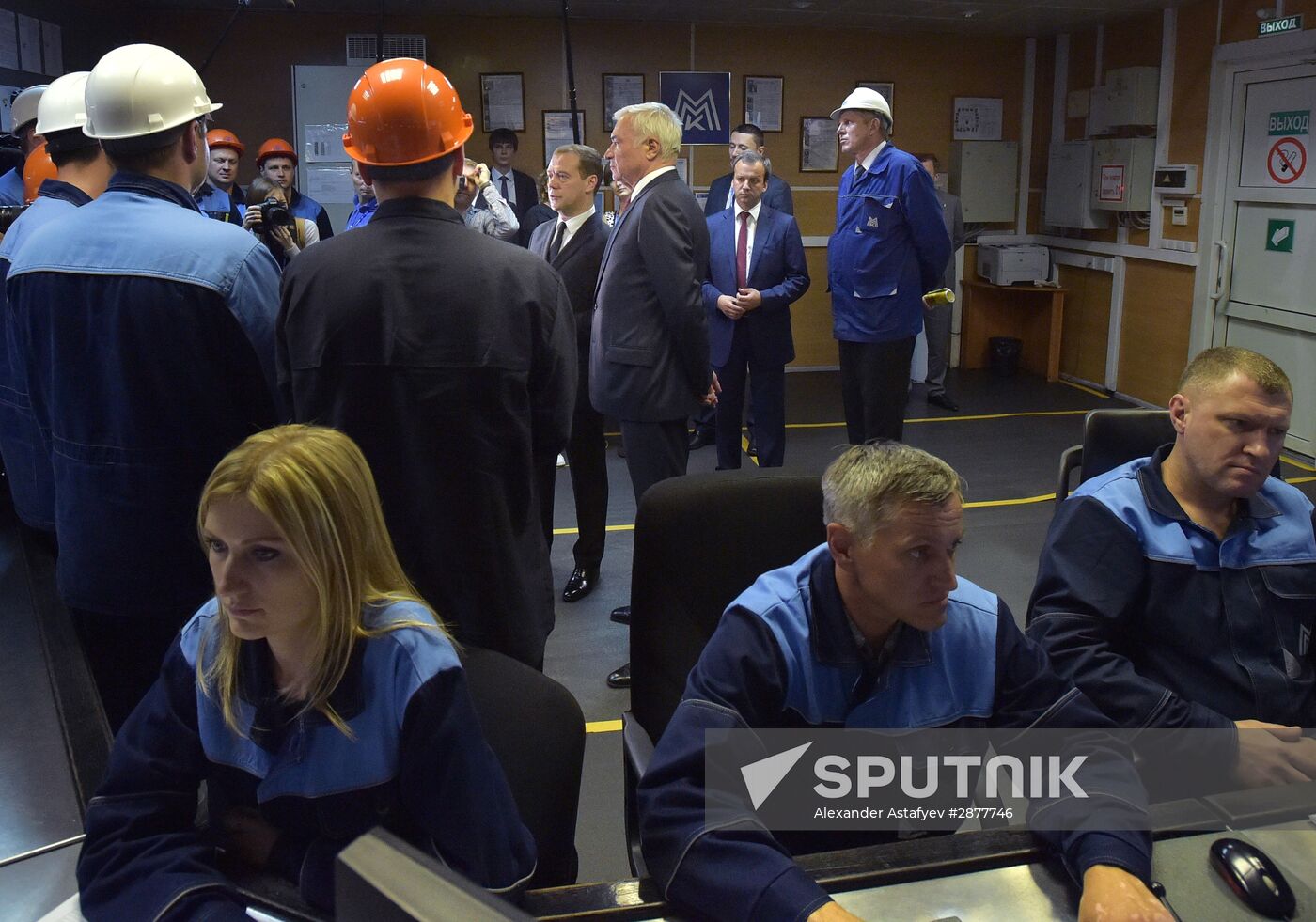 Russian Prime Minister Dmitry Medvedev visits the Ural Federal District
