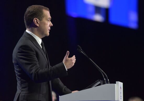 Russian Prime Minister Dmitry Medvedev visits the Ural Federal District