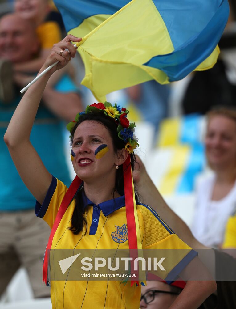 Football. UEFA Euro-2016. Ukraine vs Poland