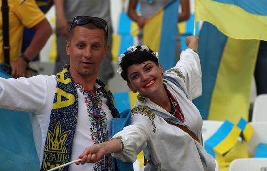 Football. UEFA Euro-2016. Ukraine vs Poland