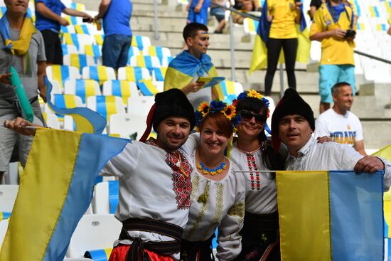 Football. UEFA Euro-2016. Ukraine vs Poland