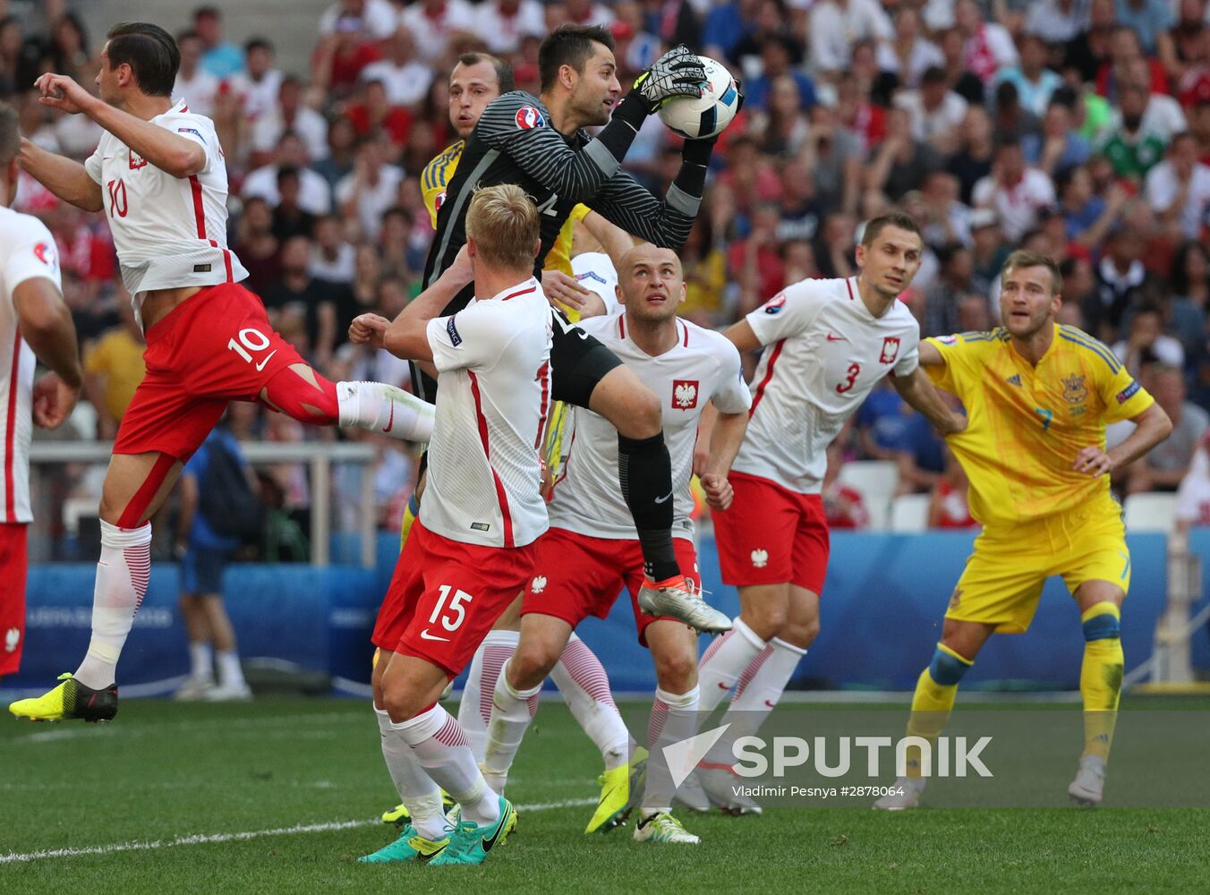 Football. UEFA Euro 2016. Ukraine vs Poland